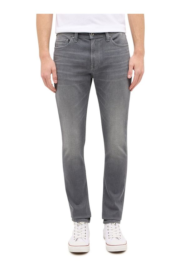 Męskie Spodnie Jeansowe Mustang Style Vegas Slim Denim Grey 1015117 4500 403