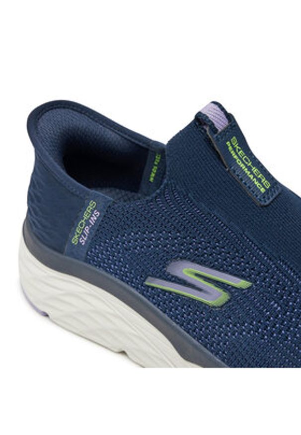 skechers - Skechers Sneakersy Smooth Transition 128571/NVLV Granatowy. Kolor: niebieski. Materiał: mesh, materiał