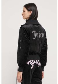 Juicy Couture kurtka damska kolor czarny przejściowa. Kolor: czarny #3
