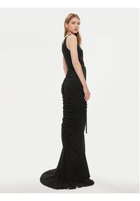 Elisabetta Franchi Sukienka wieczorowa AB-590-42E2-V760 Czarny Slim Fit. Kolor: czarny. Materiał: syntetyk. Styl: wizytowy #6