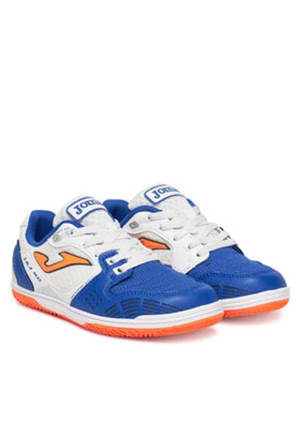 Joma Buty do piłki nożnej Sala Max Jr 2504 SMJS2504IN Biały. Kolor: biały. Materiał: materiał