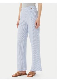 JDY Spodnie materiałowe Nelli 15345574 Niebieski Wide Leg. Kolor: niebieski. Materiał: bawełna