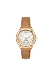 Michael Kors Zegarek Sage MK4819 Brązowy. Kolor: brązowy. Materiał: skóra #1