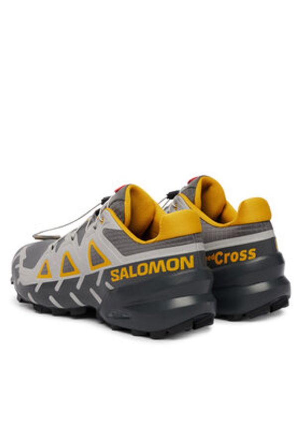salomon - Salomon Buty do biegania Speedcross 6 L49158800 Szary. Kolor: szary. Materiał: materiał. Model: Salomon Speedcross