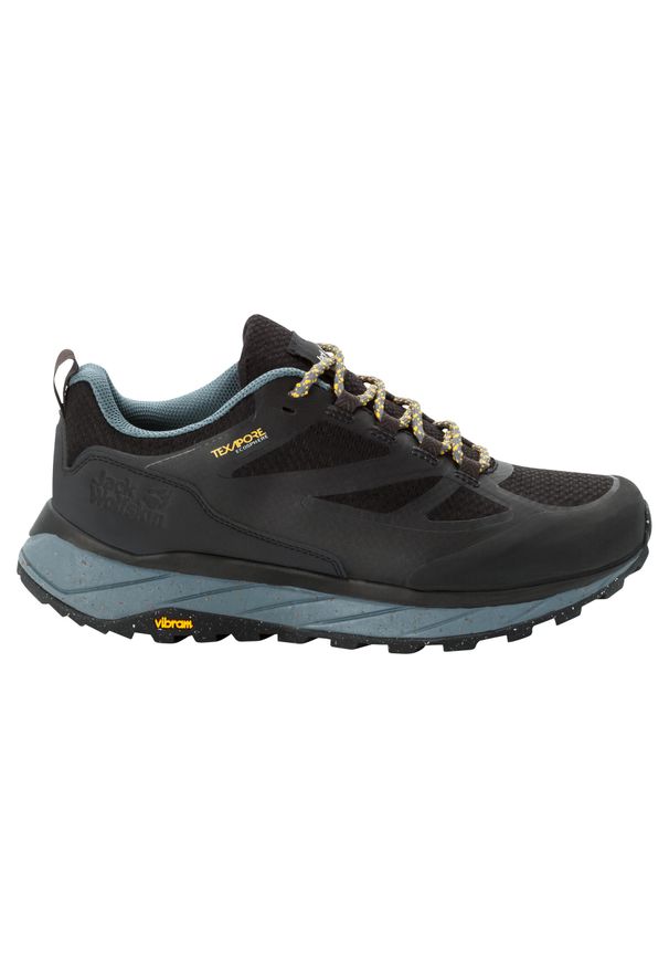 Buty trekkingowe męskie Jack Wolfskin Terraventure Texapore Low. Zapięcie: sznurówki. Kolor: szary, niebieski, wielokolorowy. Materiał: syntetyk, materiał, tkanina, guma. Szerokość cholewki: normalna. Sport: turystyka piesza