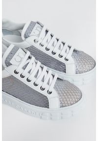 Sneakersy damskie skórzane CESARE CASADEI. Materiał: skóra