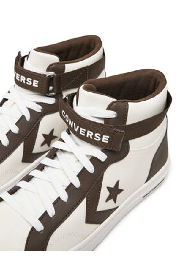 Converse Sneakersy Pro Blaze V2 Hi A10504C Biały. Kolor: biały. Materiał: skóra