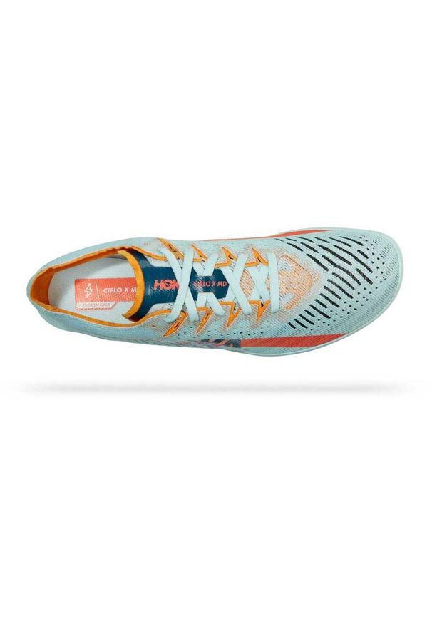 Buty sportowe Hoka One One Cielo X Ld. Kolor: niebieski. Materiał: materiał. Sport: fitness