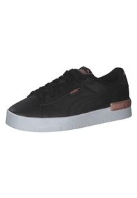 Buty do chodzenia damskie Puma Jada. Zapięcie: sznurówki. Kolor: czarny, żółty, różowy, wielokolorowy. Materiał: syntetyk, tkanina, materiał, skóra. Szerokość cholewki: normalna. Sport: turystyka piesza