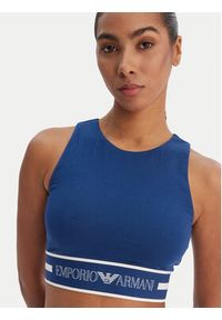 Emporio Armani Underwear Top EW002960 AF19023 UB078 Granatowy Slim Fit. Kolor: niebieski. Materiał: bawełna #2
