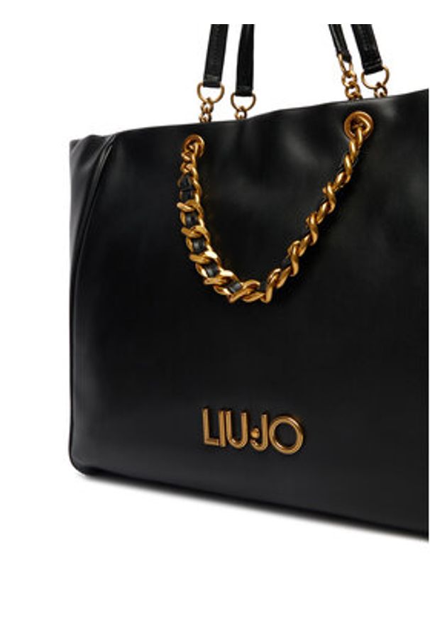 Liu Jo Torebka AA6116 E0958 Czarny. Kolor: czarny. Materiał: skórzane