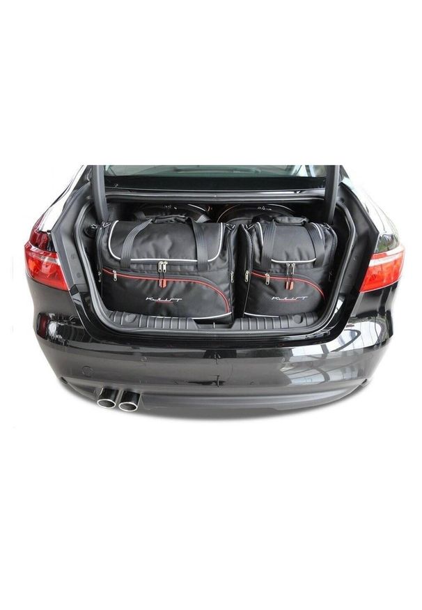 KJUST - Torby Do Bagażnika Jaguar Xf Limousine 2015-2020 4Szt Kjust. Kolor: czarny. Styl: sportowy