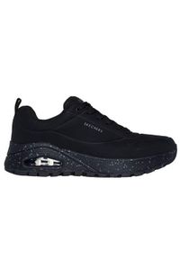 skechers - Buty do chodzenia męskie Skechers Uno Rugged Wat-air-proof. Kolor: czarny. Materiał: materiał, syntetyk. Szerokość cholewki: normalna. Sport: turystyka piesza