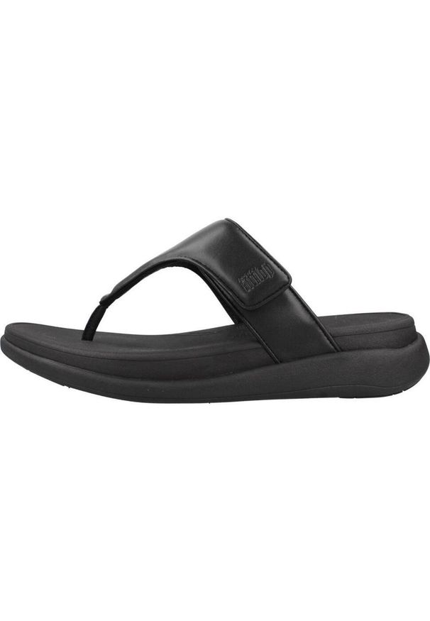 Flip*Flop - Sandały Fitflop Model Mode Go Adjustable Flatform Kolor Czarny. Kolor: czarny. Materiał: syntetyk, tkanina. Sezon: lato