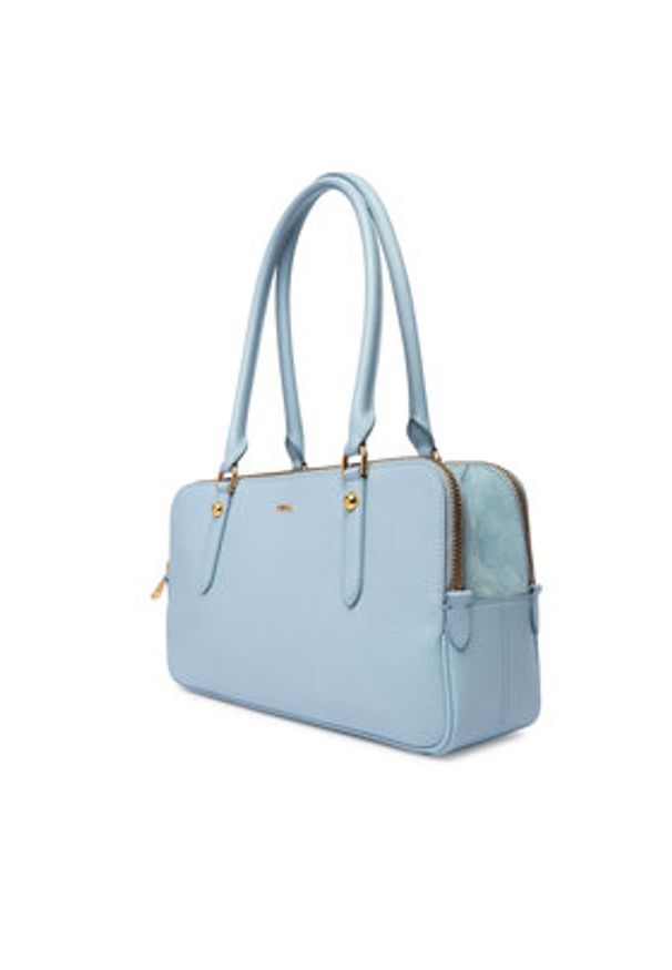 Furla Torebka Giulia M WB01871 BX0460 CN CDZ00 Błękitny. Kolor: niebieski. Materiał: zamszowe, skórzane