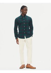 Polo Ralph Lauren Koszula 710922273003 Kolorowy Custom Fit. Typ kołnierza: polo. Materiał: bawełna. Wzór: kolorowy #5