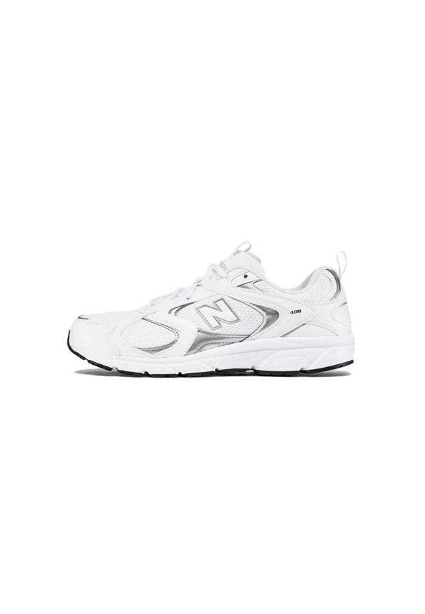 Buty do chodzenia unisex New Balance Nb 408. Kolor: biały. Materiał: materiał, syntetyk. Szerokość cholewki: normalna. Sport: turystyka piesza
