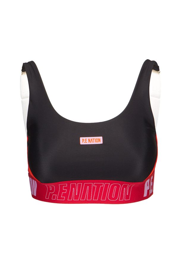 PE Nation - Top P.E NATION COURTSIDE SPORTS BRA. Materiał: tkanina, guma. Długość rękawa: na ramiączkach. Styl: sportowy