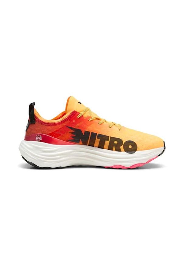 Puma - Buty do biegania męskie PUMA ForeverRun Nitro Fade. Kolor: biały, wielokolorowy. Sport: bieganie