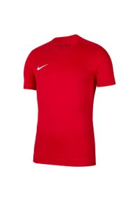 Koszulka treningowa męska Nike Park Vii. Kolor: czerwony. Długość rękawa: krótki rękaw. Długość: krótkie