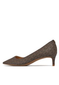 MICHAEL Michael Kors Czółenka Alina Flex Kitten Pump 40R3ALMP1B Brązowy. Kolor: brązowy. Materiał: skóra #2