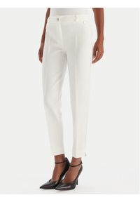 Maryley Spodnie materiałowe 25IB52Z/M17/43BC Biały Regular Fit. Kolor: biały. Materiał: syntetyk #1