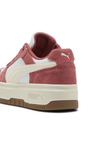 Puma - Damskie sneakersy Rebound Femme Low Suede PUMA. Okazja: na co dzień. Kolor: czerwony, biały, wielokolorowy. Sezon: lato. Model: Puma Suede. Sport: koszykówka
