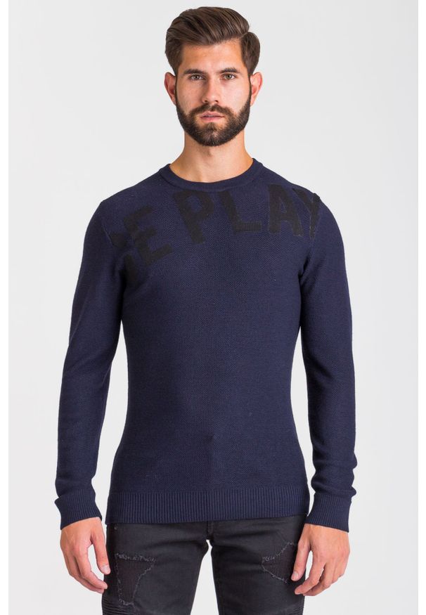 SWETER Ice Play. Materiał: wełna. Wzór: aplikacja