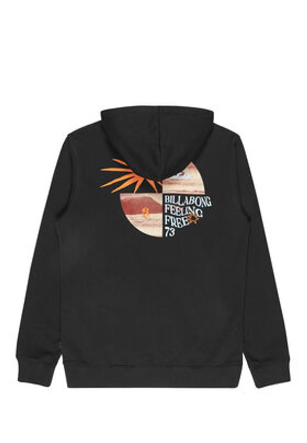 Billabong Bluza Foundation Po EBYSF00175 Czarny Regular Fit. Kolor: czarny. Materiał: bawełna