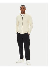 BOSS Kardigan Kanozip_S 50543692 Żółty Regular Fit. Kolor: żółty. Materiał: bawełna #3