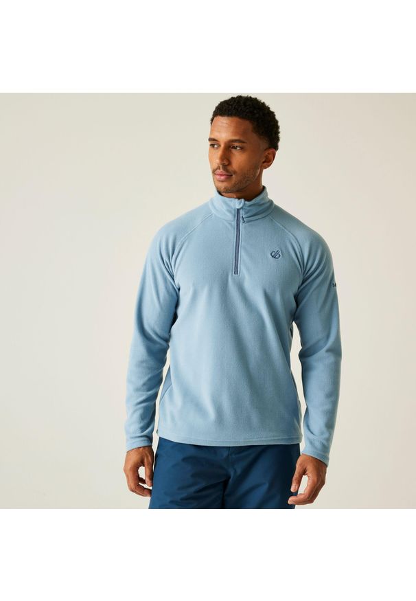 DARE 2B - Freethink II Męski polar narciarski z zamkiem błyskawicznym. Kolor: zielony. Materiał: polar. Sezon: zima. Sport: narciarstwo