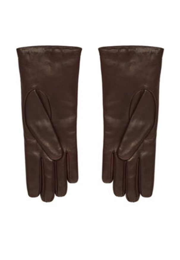 Weekend Max Mara Rękawiczki Senapeshort 2525566035 Brązowy. Kolor: brązowy. Materiał: skóra
