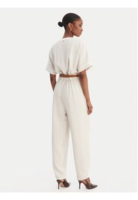 Fracomina Kombinezon FR25SO2004W47601 Beżowy Regular Fit. Kolor: beżowy. Materiał: syntetyk #4