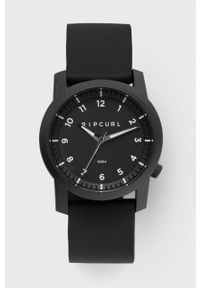 Rip Curl zegarek męski kolor czarny. Kolor: czarny. Materiał: materiał, tworzywo sztuczne