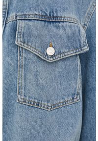 BOSS kurtka jeansowa 50474222 damska przejściowa oversize. Kolor: niebieski. Materiał: jeans #3