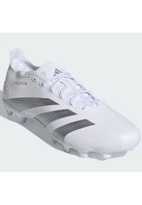Adidas - Buty piłkarskie adidas Predator League L Mg M IE2611 białe. Zapięcie: sznurówki. Kolor: biały. Materiał: syntetyk. Sport: piłka nożna