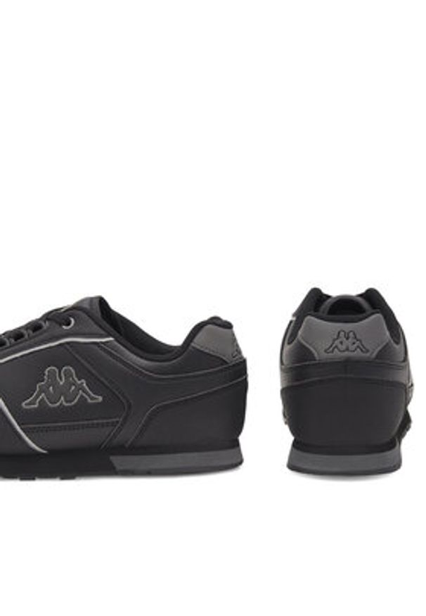 Kappa Sneakersy Logo Voghera 5 3112H5W-A00 Czarny. Kolor: czarny. Materiał: skóra