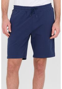 Guess - GUESS Granatowe męskie shorty Arlo, Rozmiar XXL. Kolor: niebieski