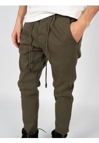 Xagon Man Spodnie "9001" | A23031CR9001 | Mężczyzna | Wojskowa Zieleń. Materiał: elastan, bawełna. Styl: militarny #5