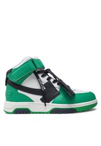 OFF-WHITE - Off-White Sneakersy OMIA259S23LEA0015510 Zielony. Kolor: zielony. Materiał: skóra #1