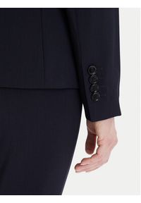 BOSS - Boss Marynarka Juleah 50490035 Granatowy Regular Fit. Kolor: niebieski. Materiał: wełna #3