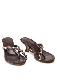 Jenny Fairy Japonki LS5730-04C Brązowy. Kolor: brązowy. Materiał: skóra #6
