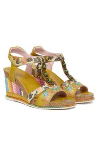 Laura Vita Sandały Balade 35 Żółty. Kolor: żółty. Materiał: skóra #4