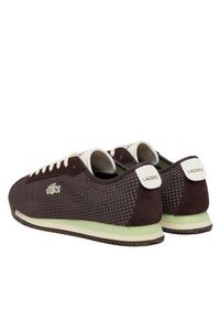 Lacoste Sneakersy Athleisure 51SFA0051 Brązowy. Kolor: brązowy. Materiał: materiał #3