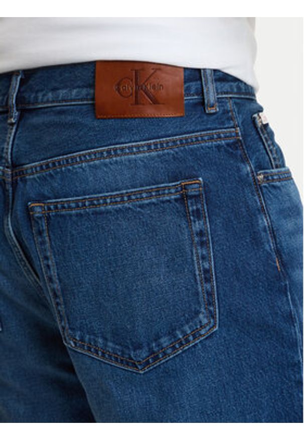 Calvin Klein Jeans Szorty jeansowe LV04RF793G Niebieski Regular Fit. Kolor: niebieski. Materiał: bawełna