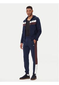 Lacoste Spodnie dresowe XH5923 Granatowy Regular Fit. Kolor: niebieski. Materiał: bawełna #9