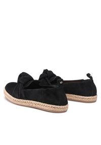 Edeo Espadryle 3903-16 Czarny. Kolor: czarny. Materiał: zamsz, skóra