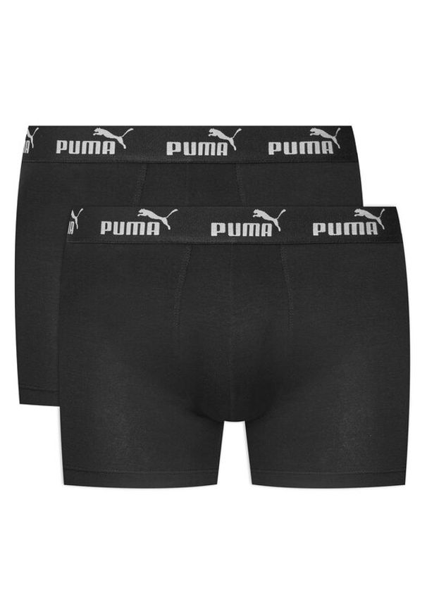 Puma Komplet 2 par bokserek 938753 Czarny. Kolor: czarny. Materiał: bawełna