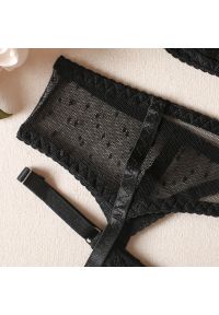 Intica - Komplet bielizny z siateczki z regulowanymi ramiączkami Gohar. Kolor: czarny. Materiał: materiał #8