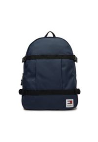 Tommy Jeans Plecak Tjm Daily + Sternum Backpack AM0AM11961 Granatowy. Kolor: niebieski. Materiał: skóra #1